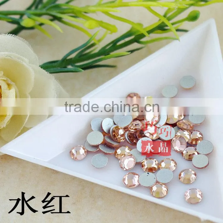 Wholesale Decorative Flat Back Round shape Crystal DMC Rhinestones ss8