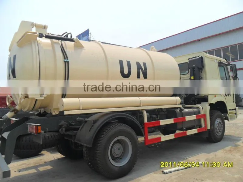 Sewage suction truck