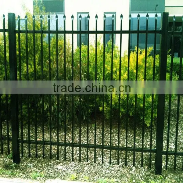 High quality safety cheap wrought iron tube fence