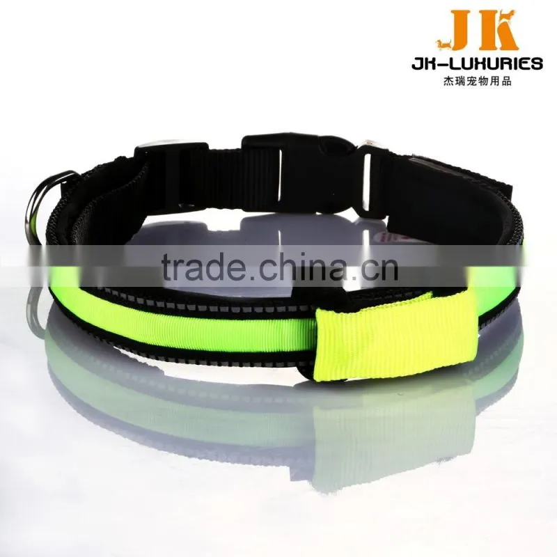 reflective nylon webbing dog products safety dog wristband