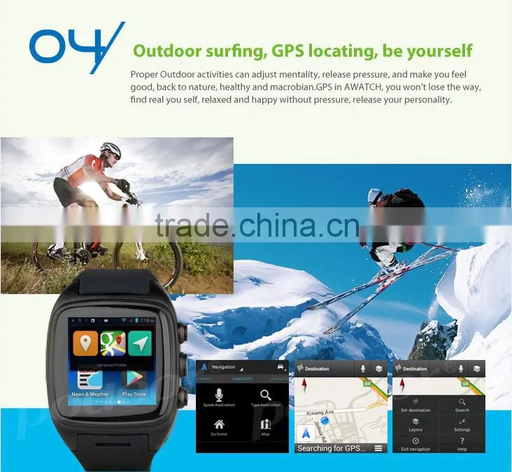 2016 New Arrive android Bluetooth Smart Watch With 5.0MP Camera Support SIM Card Micro TF Card WIFI Android Bluetooth Watch