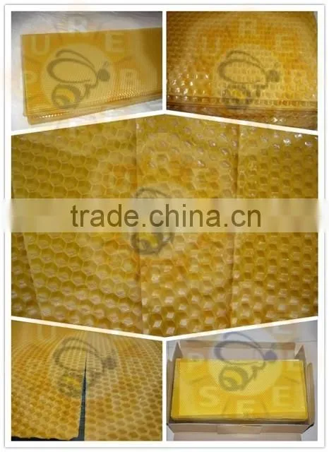 Purebees beekeeping equipment apis mellifera beeswax foundation sheet