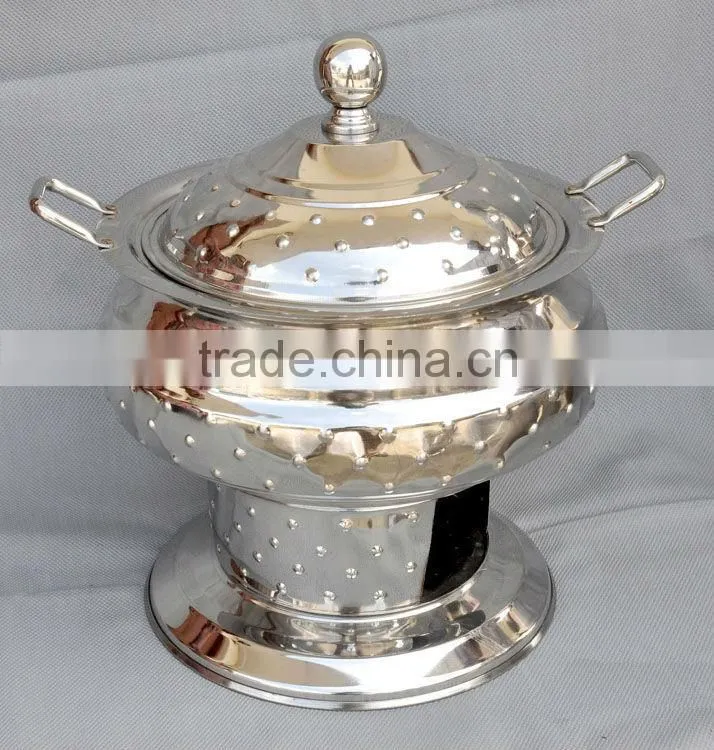 Steel Cheffing Dish, Wedding & Party utensils, food serving dish, hot keeping dish, Catering item, Hotel & Restaurant utensils