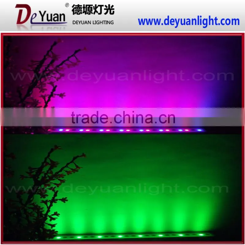 Professional outdoor led lights wall washer 18pcs 3w RGB 3 in 1 for Wedding
