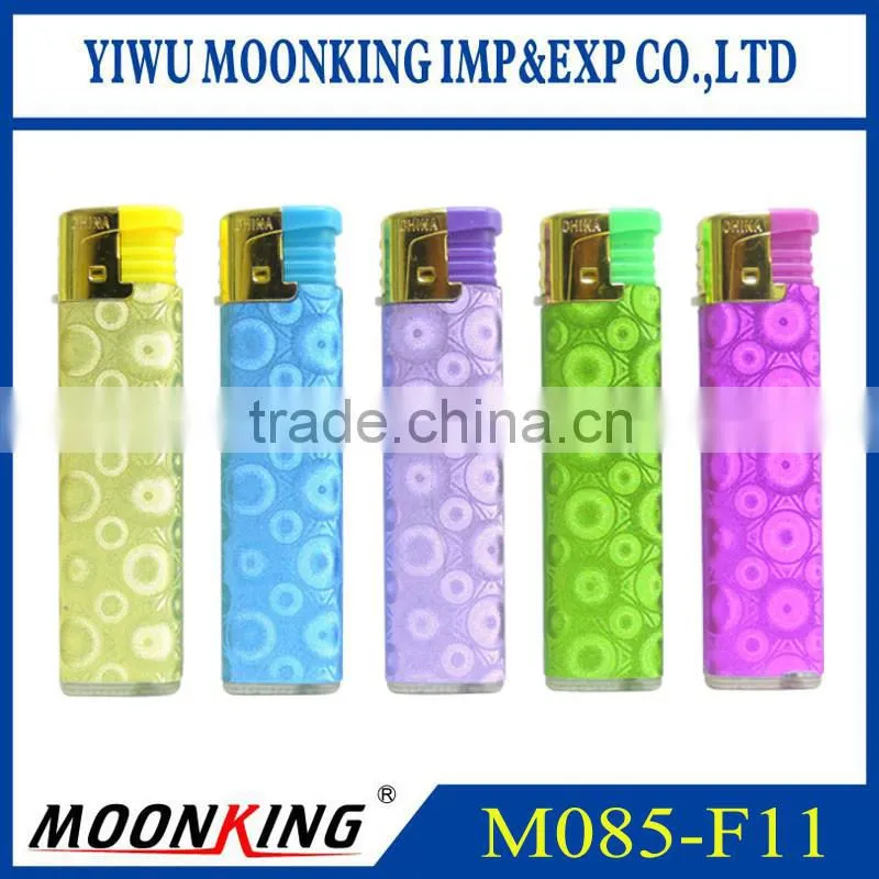 customized paper cover plastic material electronic windproof cigar lighter