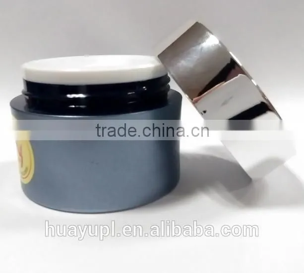 High-end thick wall PET cosmetic jars with screw cap
