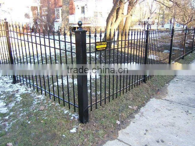 Used Auburn Concealed Fastener Wrought Iron Fence for Sale