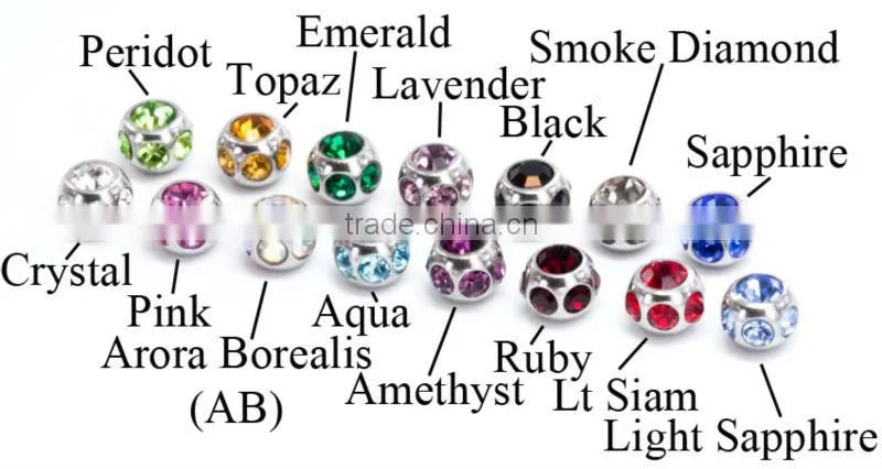 Acrylic new design piercings externally Ear plugs tunnels with logo