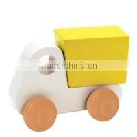 Colorful mini wooden baby toys truck