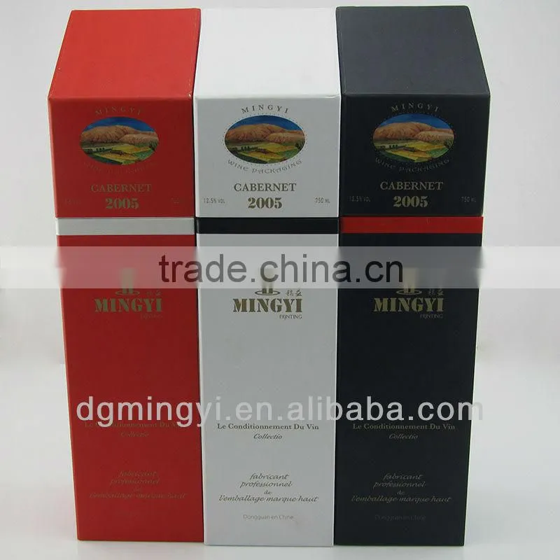 cardboard wine boxes with lid
