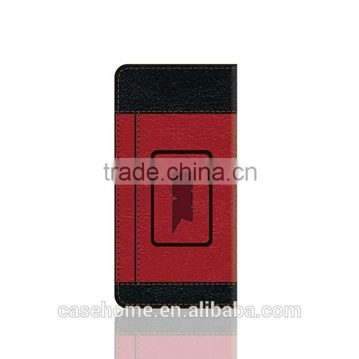 Custom Hand Made Flip Leather Case for iphone SE