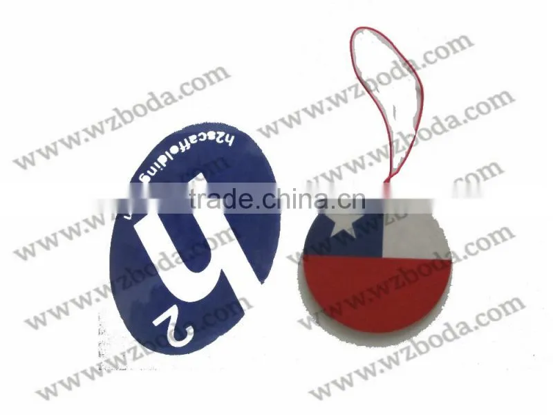 Paper air freshener for car