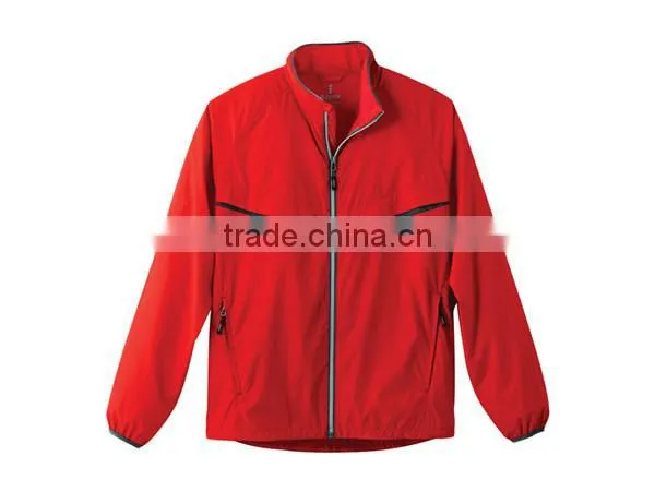 red light sports polyester rain jacket
