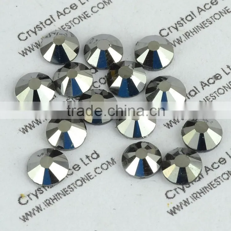 Loose non hotfix rhinestone, silver foiled flat back crystal