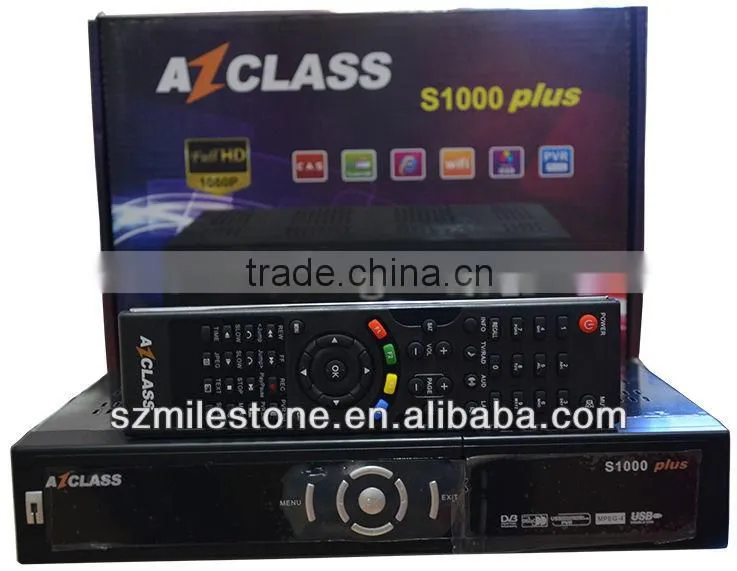 Original nagra3 satellite receiver AZCLASS S1000 Plus hd with IKS account