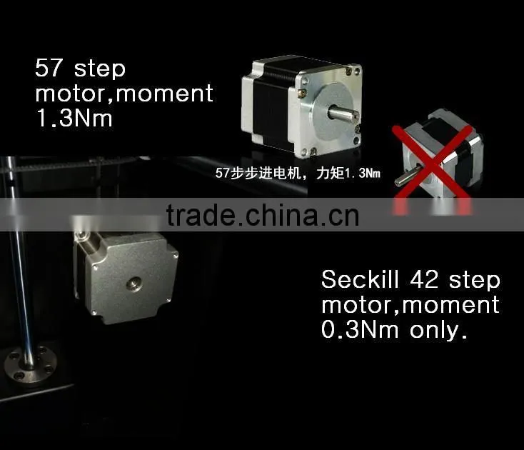 Assembled High Precision 3d artwork Creator Mini Desktop 3D Printer Upgrading with free filament and LCD