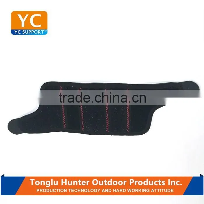 Adjustable neoprene sports wrist support with the spring