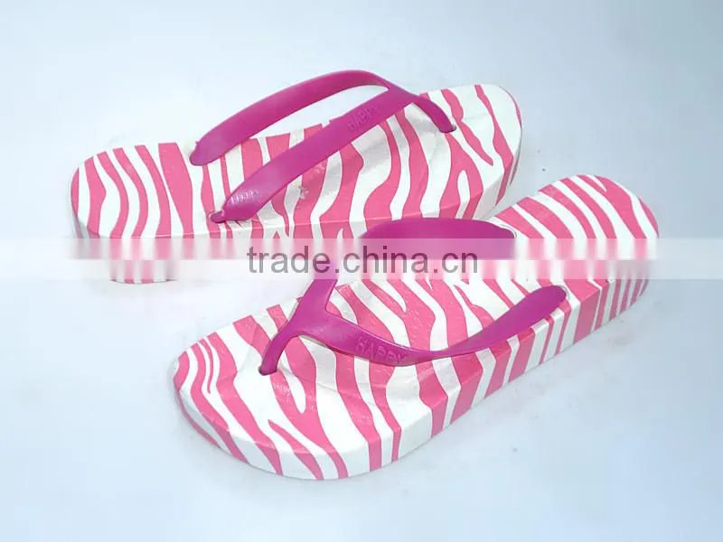 2015 Color printting PCU LADY Flip Flop