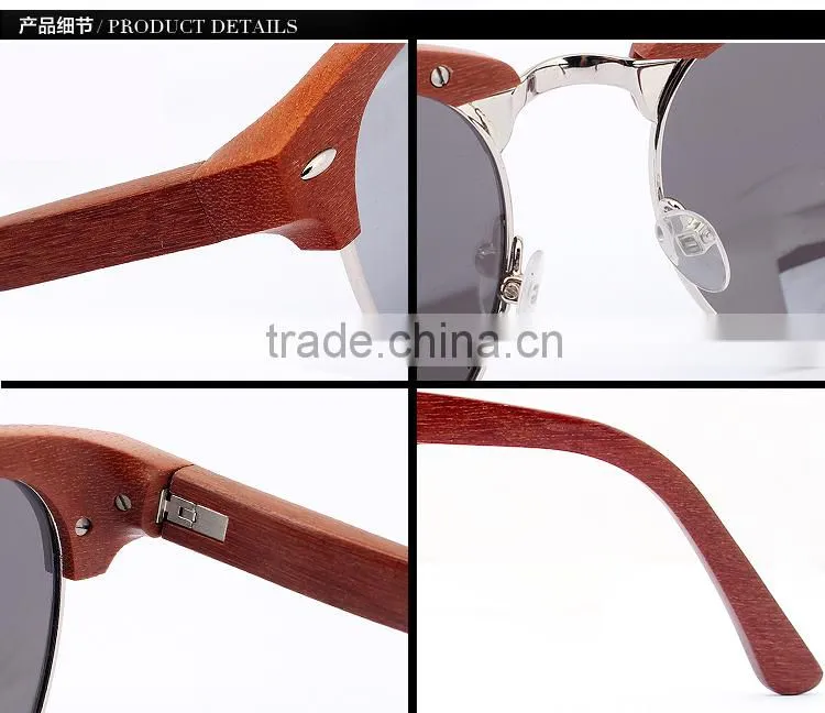 Factory Wholesale Fashion Wooded Sunglasses FW945