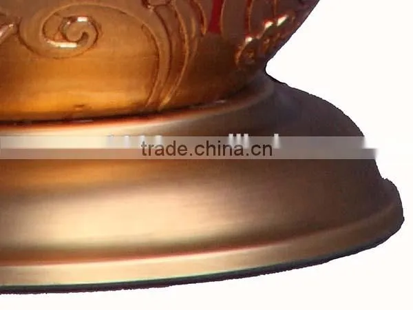 China ceramic table lamp in red