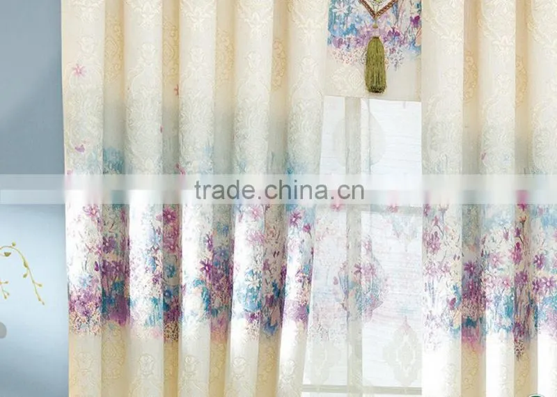 European high-grade jacquard polyester curtain