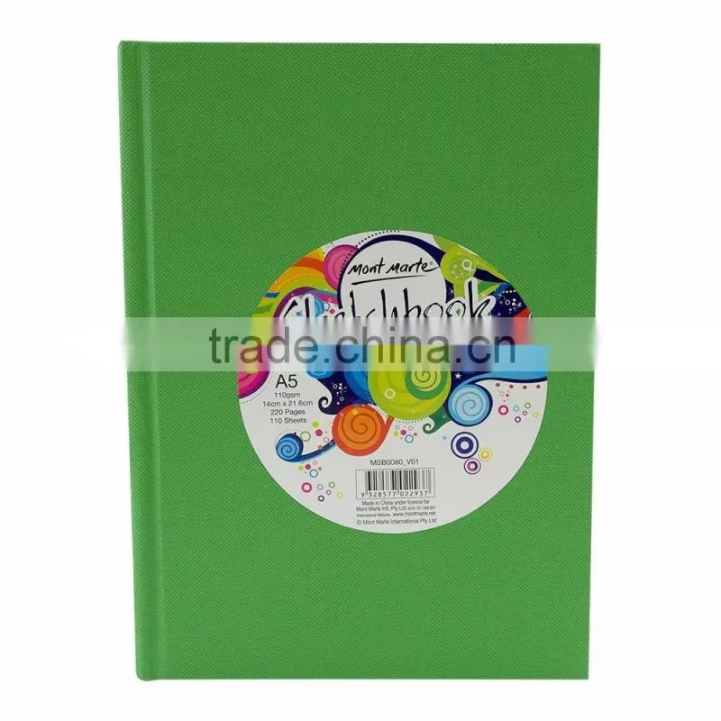 Mont Marte Sketch Book A5 Hard Cover 220page 110gsm