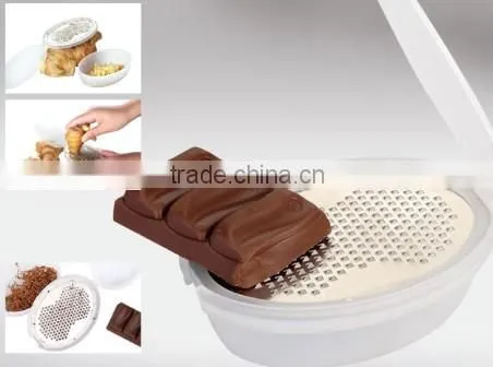 S/S+PP 9.5*6.5*2.5 High quality kitchen multifunctional manual fruit&vegetable grater/chocolate grate/cheese grater