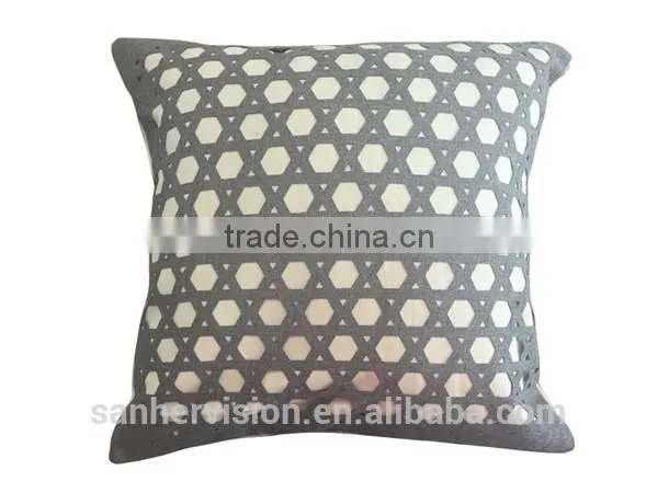 100% Polyester Laser Cut Customise Cushion Cover