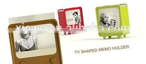 new tv shape plastic promotional memo clip holder