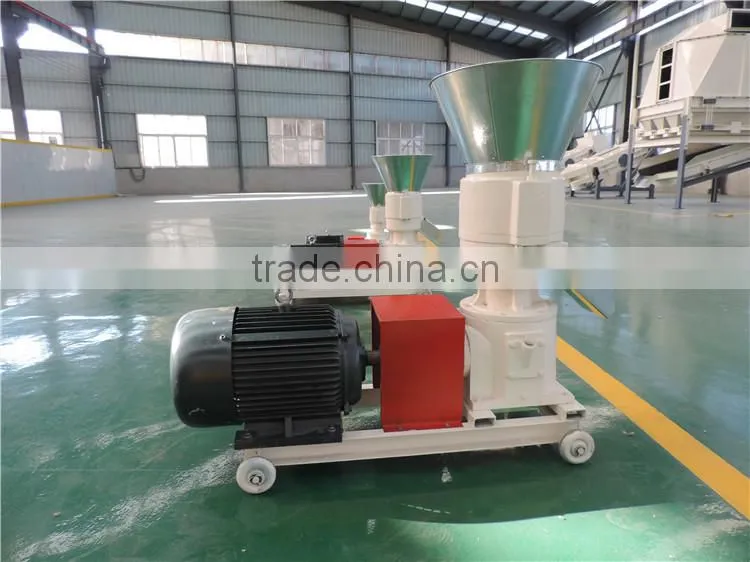 high quality biomass flat die pellet mill for animal feed
