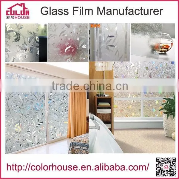 removable static cling window film cling film