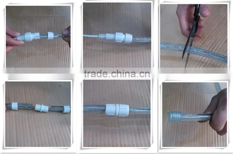 2wires multi merry christmas rope light