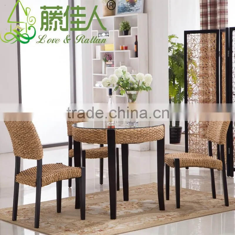 Bali round table and chair set rattan dining set wicker
