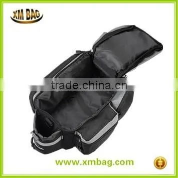 2016 China supplier multicolor bike tail waterproof bicycle bag, fitness bicycle saddle bag big storage