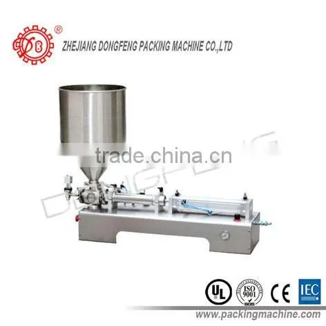 2016 cheap price semi-automatic one head paste liquid, cream filling machine
