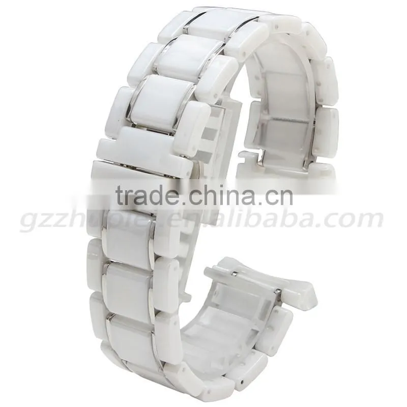 Classic Buckle ceramic Watchband 24mm watch bracelet