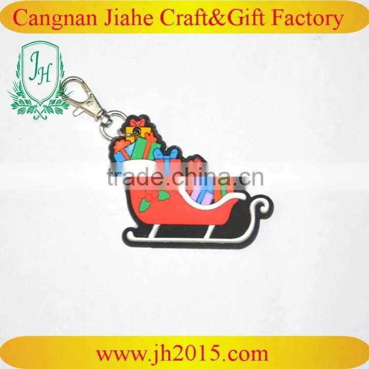 Custom design soft 3D PVC keychain