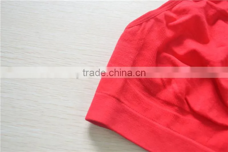 Factory price seamless girls kids pajamas crop top bra underwear