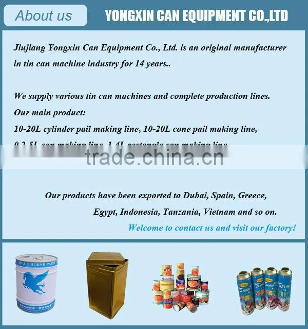 5Gallon Tin Can Making Production Line Machinery