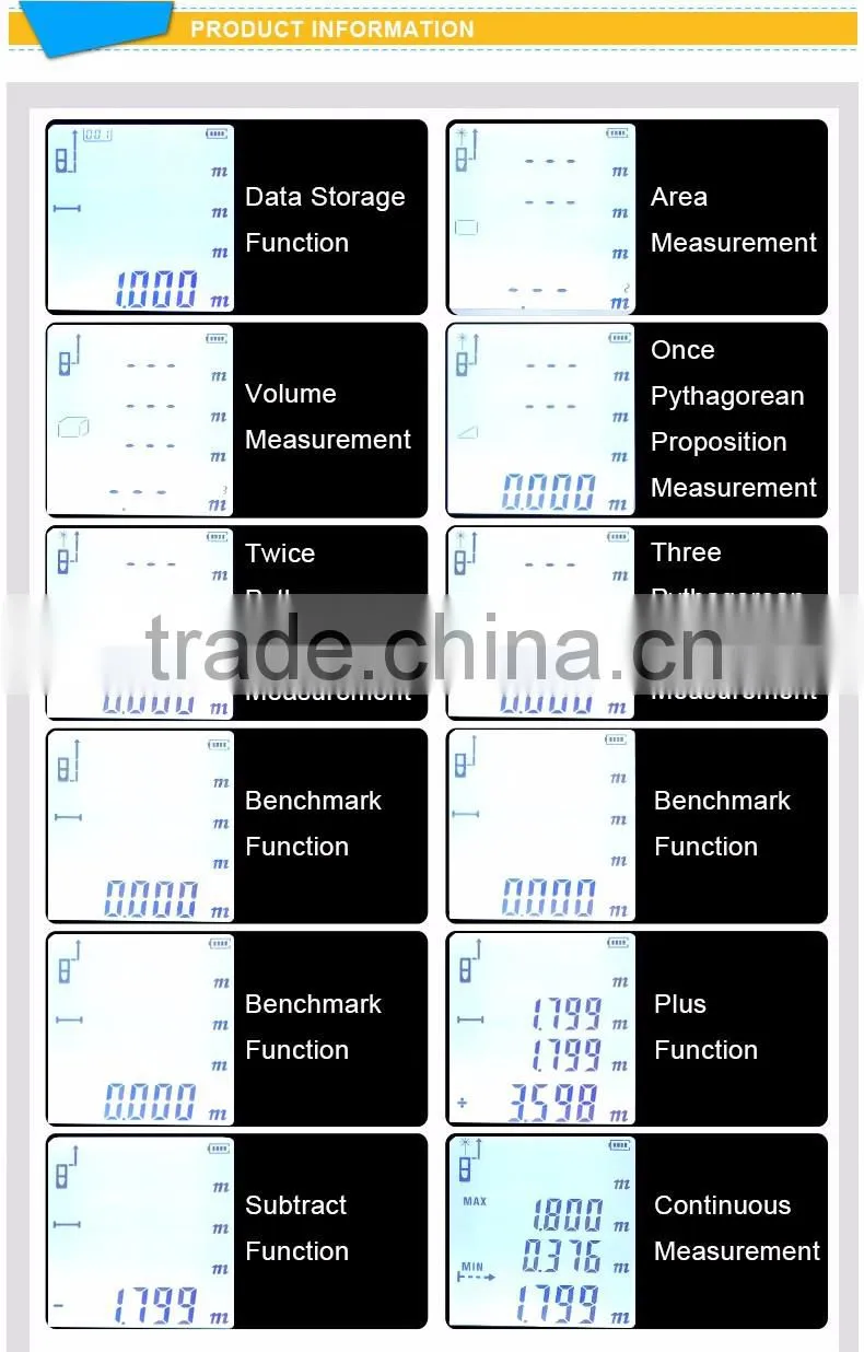 100m Laser Distance Meter RZA100