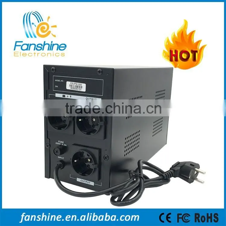 Fanshine LCD Display 720W 12V UPS Power Supply