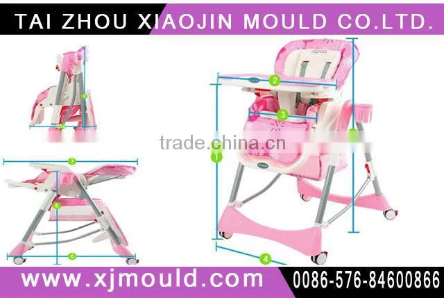 plastic baby folding high chair molding,baby high chair