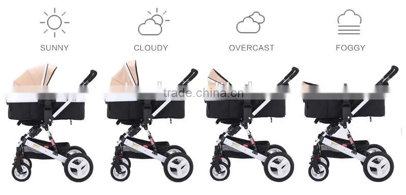 High View Folding Baby Stroller