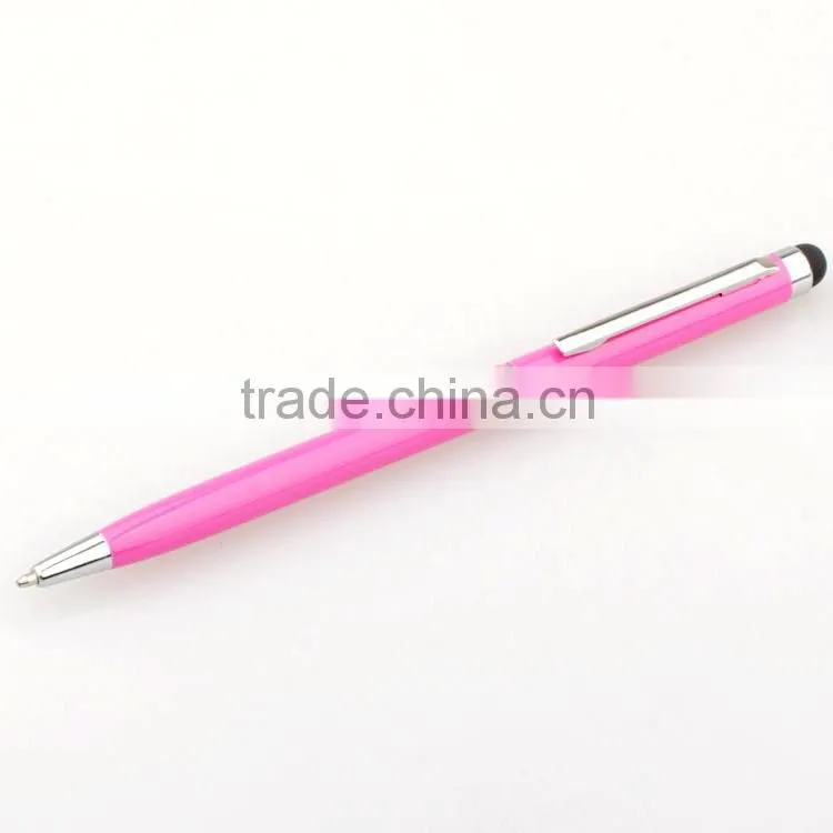 office and school use digital touch stylus metal ball pen for promotional