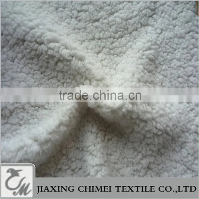 White sherpa faux fur for pet house