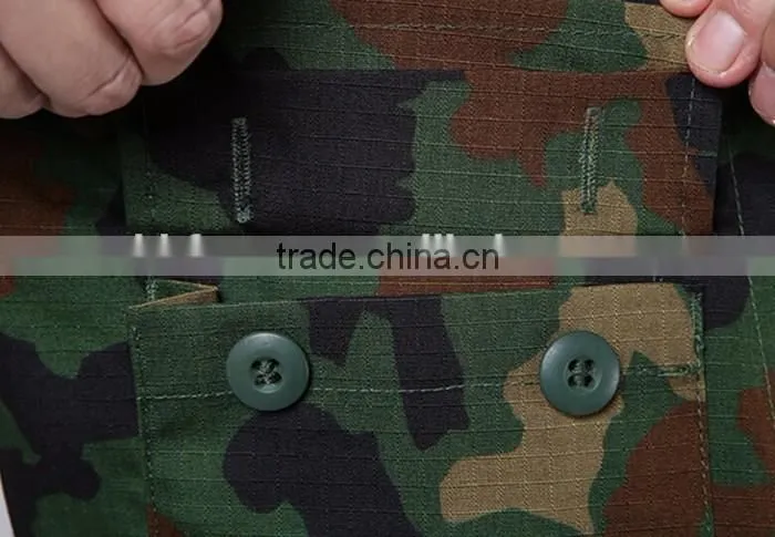 New Polygon Woodland camo polyester/ cotton african military uniform