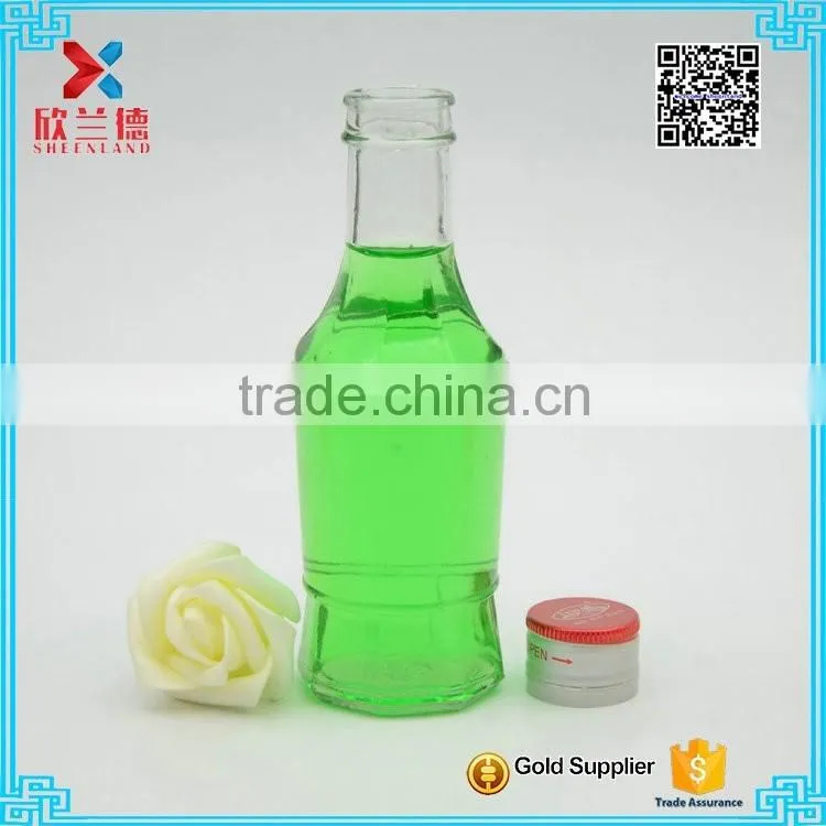 150ml cheap clear glass bottle wine bottle wholesale