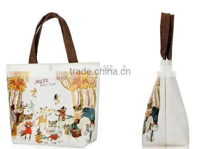 hot selling printing canvas cotton tote bag shopping bag