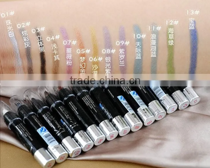 Makeup Multicolour automatic Eye shadow big eyes cosmetics Make up maquiagem eyebrow eyeshadow
