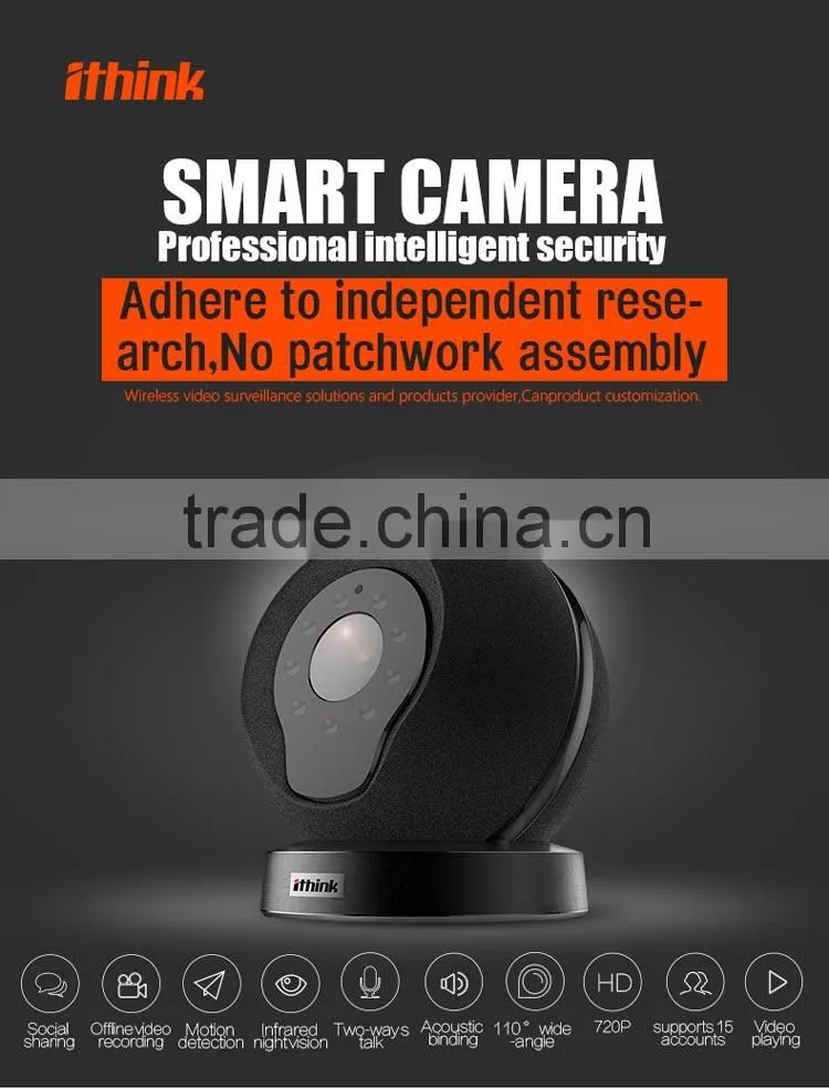 Ithink Brand 1.0 megapixel CMOS HD 720P smart mini wifi camera